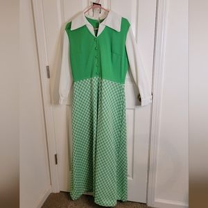 Mod 1970's Hostess Dress